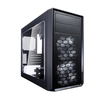 Carcasa Fractal Design Focus Mini G Black Window, Mini Tower, fara sursa, Negru Carcasa Fractal Design Focus Mini G Black Window, Mini Tower, fara sursa, Negru