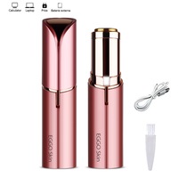 epilator facial cu incarcare usb trimmer eggo skin aparat portabil pentru indepartarea parului facial cu led- flawless finishing touch usb - roz victoria pink imagen 59_0_
0