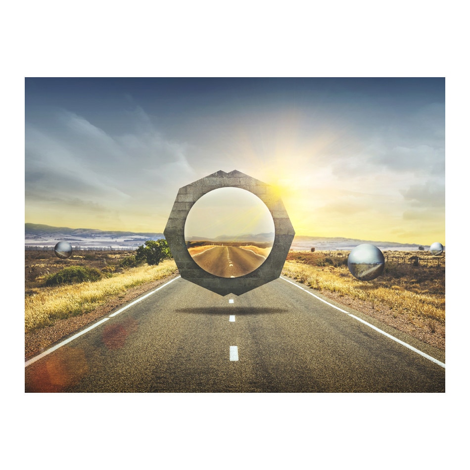 Fototapet vlies - Pretentie si iluzii - 200 x 154 cm