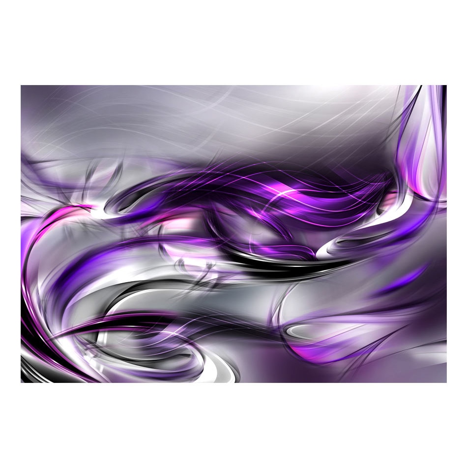 Fototapet vlies - Purple Swirls - 400 x 280 cm