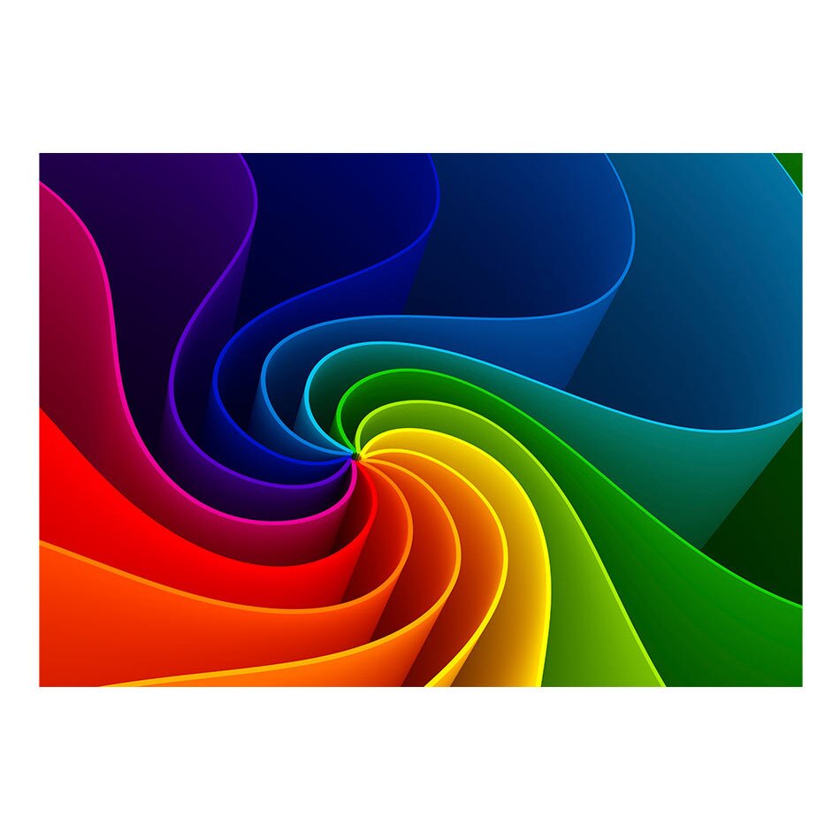 Fototapet vlies - Colourful Pinwheel - 400 x 280 cm