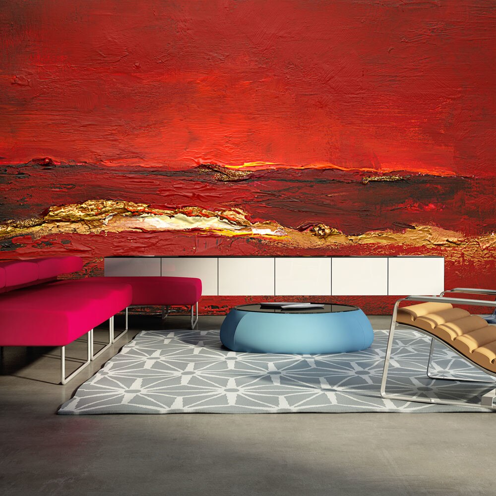 Fototapet vlies - Gold wave - 450 x 270 cm