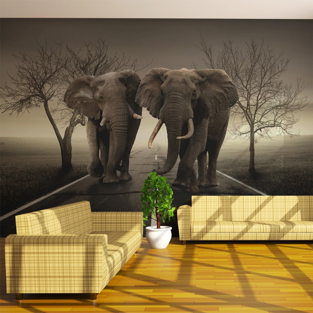 Fototapet vlies - City of elephants - 450 x 270 cm