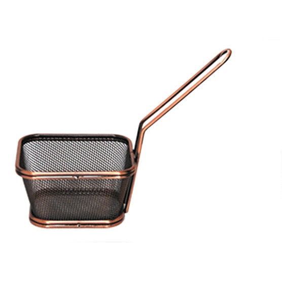 Cosulet servire RAKI pentru cartofi prajiti,snacks 12x11x8cm fier forjat