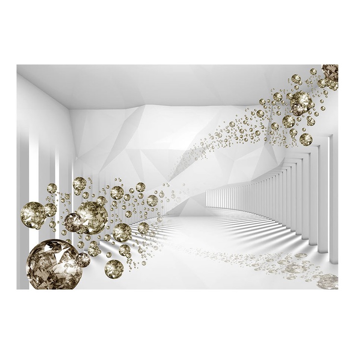 Fototapet vlies - Diamond Corridor - 400 x 280 cm
