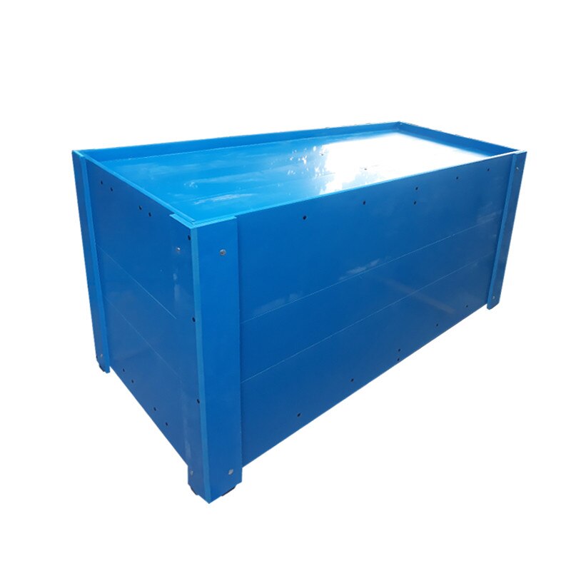 Taraba din pvc albastru pentru expunere marfa