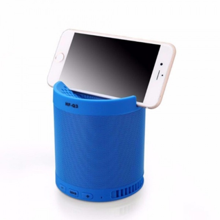 Компактна безжична стерео Wireless Bluetooth колона, Синя