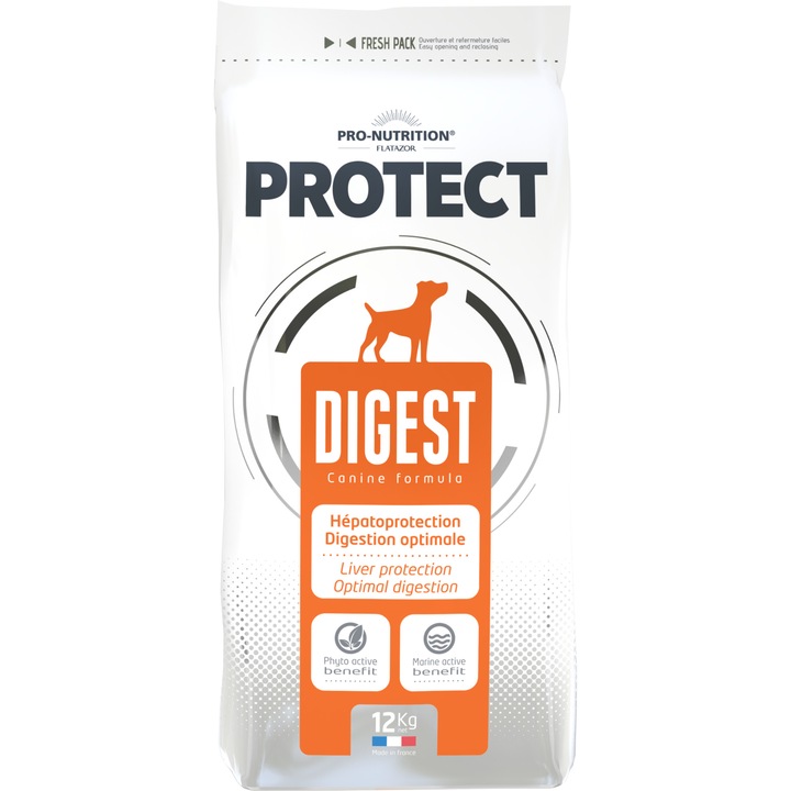 Diétás táp kutyáknak, Flatazor Protect Digest, 12 kg
