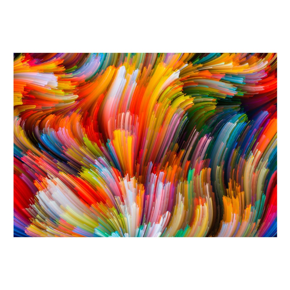 Fototapet vlies - Undele curcubeului 1 - 350 x 245 cm