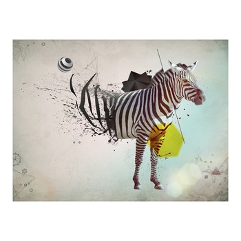 Fototapet vlies - in disarmonie cu natura - 300 x 231 cm Fototapet vlies - in disarmonie cu natura - 300 x 231 cm