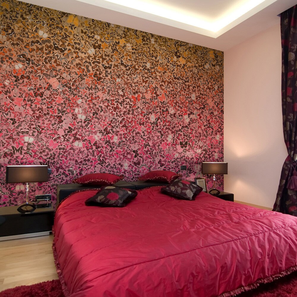 Fototapet vlies - The language of butterflies - 350 x 270 cm