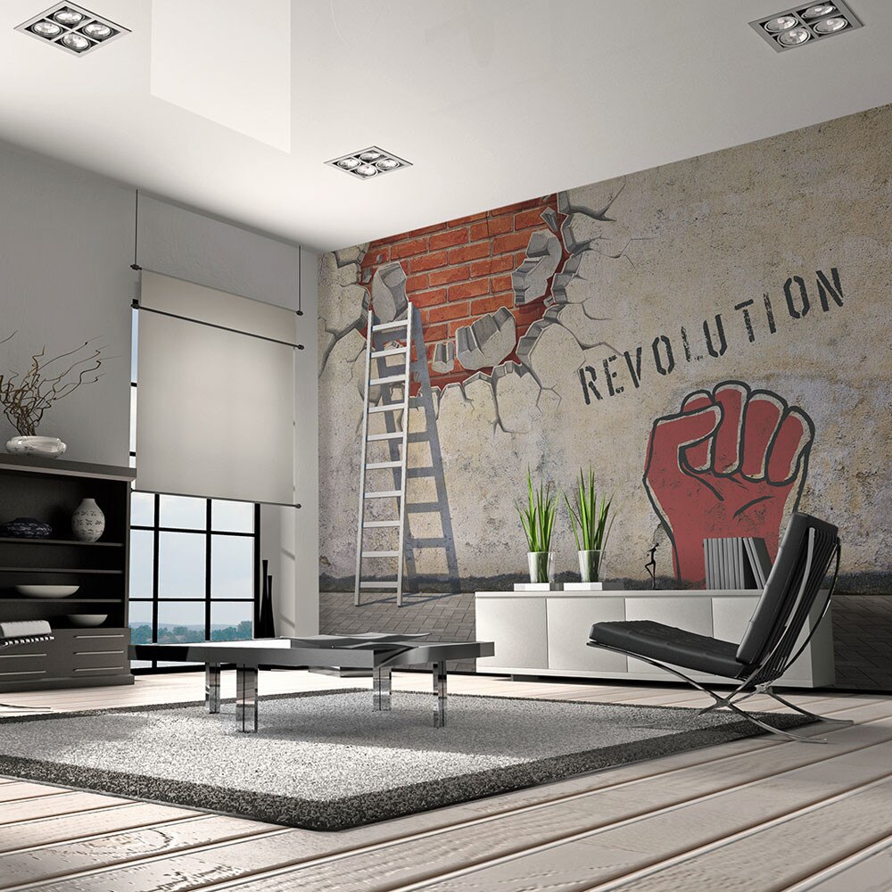 Fototapet vlies - The invisible hand of the revolution - 350 x 270 cm