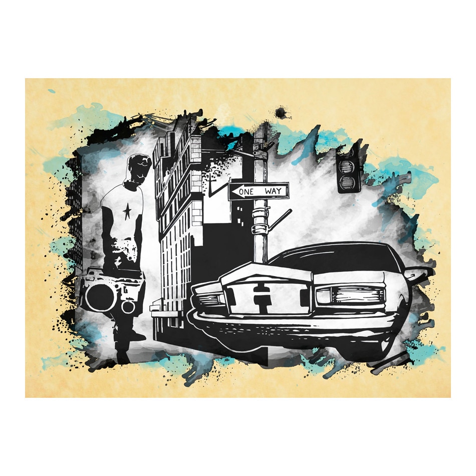 Fototapet vlies - Atmosfera urbana - 300 x 231 cm