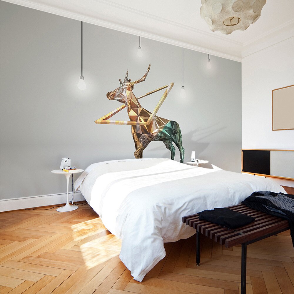 Fototapet vlies - deer (3D) - 450 x 270 cm