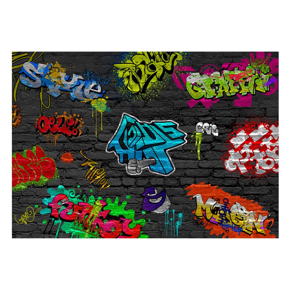 Fototapet vlies - Graffiti de perete - 300 x 210 cm