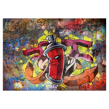 Fototapet vlies - Graffiti monstru - 250 x 175 cm