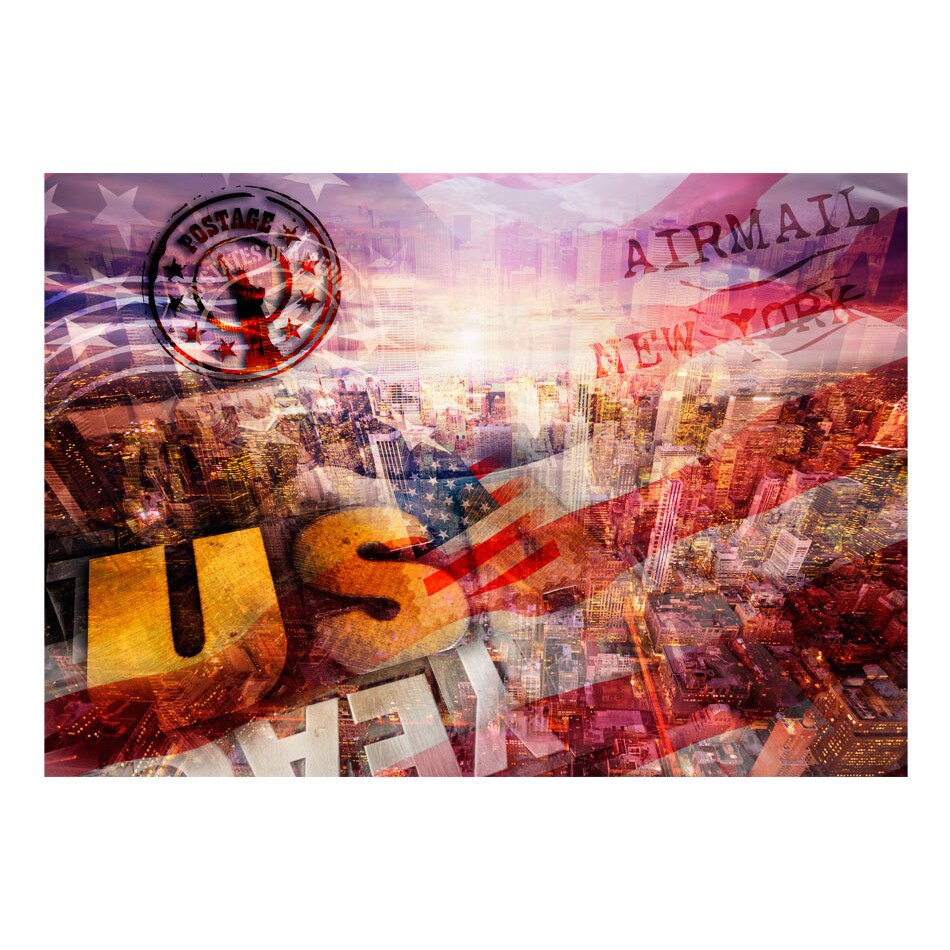 Fototapet vlies - Tema patriotica din New York - 400 x 280 cm