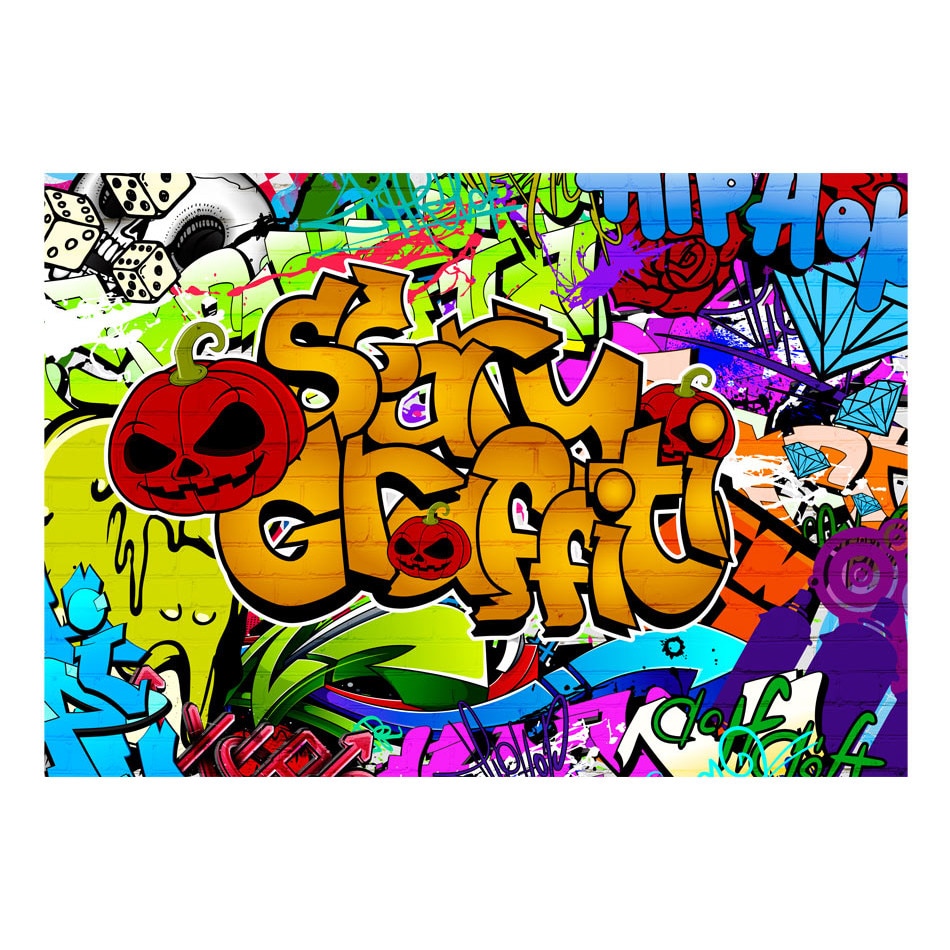 Fototapet vlies - Scary graffiti - 300 x 210 cm