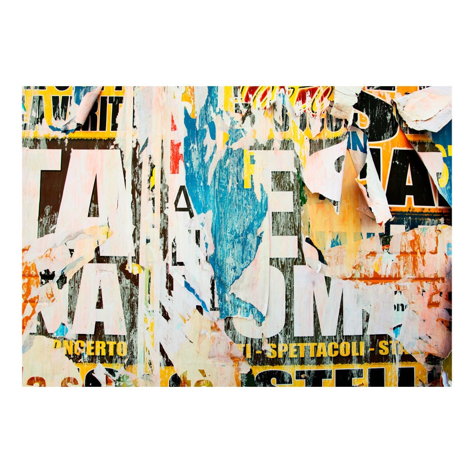 Fototapet vlies - Posterul de pe strazi - 350 x 245 cm