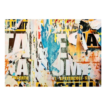 Fototapet vlies - Posterul de pe strazi - 350 x 245 cm Fototapet vlies - Posterul de pe strazi - 350 x 245 cm