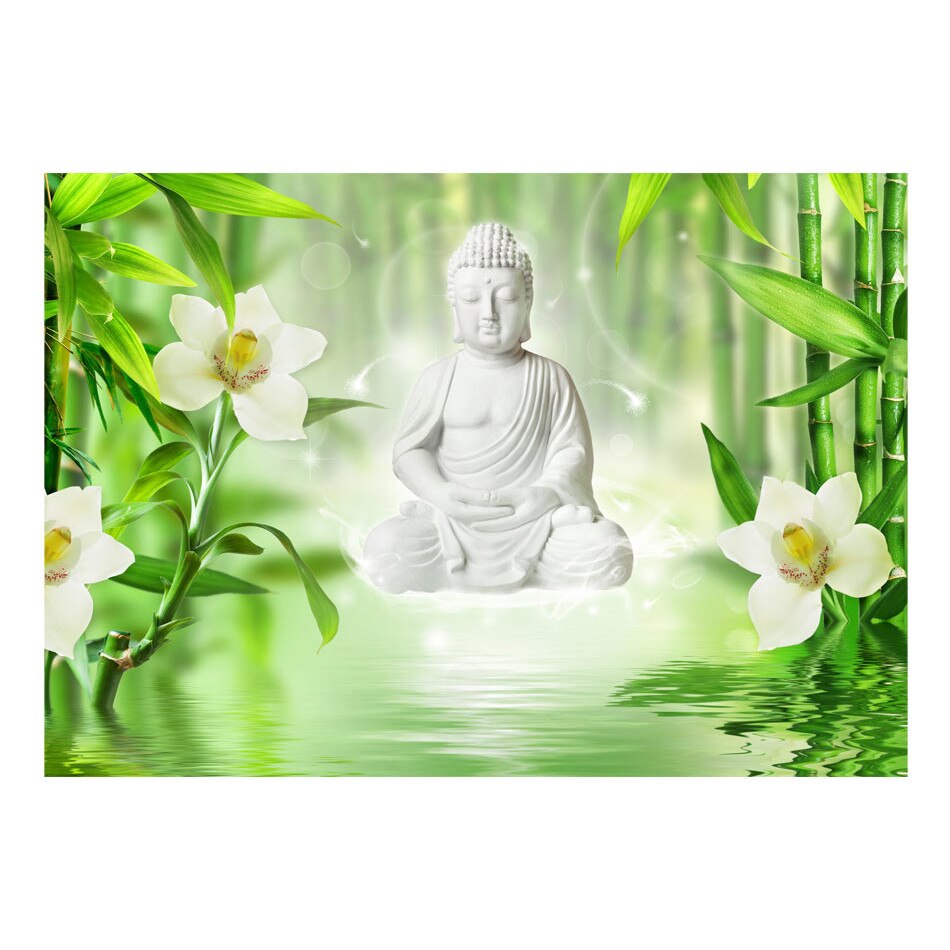 Fototapet vlies - Buddha si natura - 400 x 280 cm