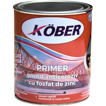 Grund anticoroziv KOBER Primer rosu oxid 2.5 L Grund anticoroziv KOBER Primer rosu oxid 2.5 L