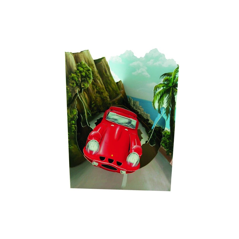 Felicitare 3D Swing Cards, Sports Car