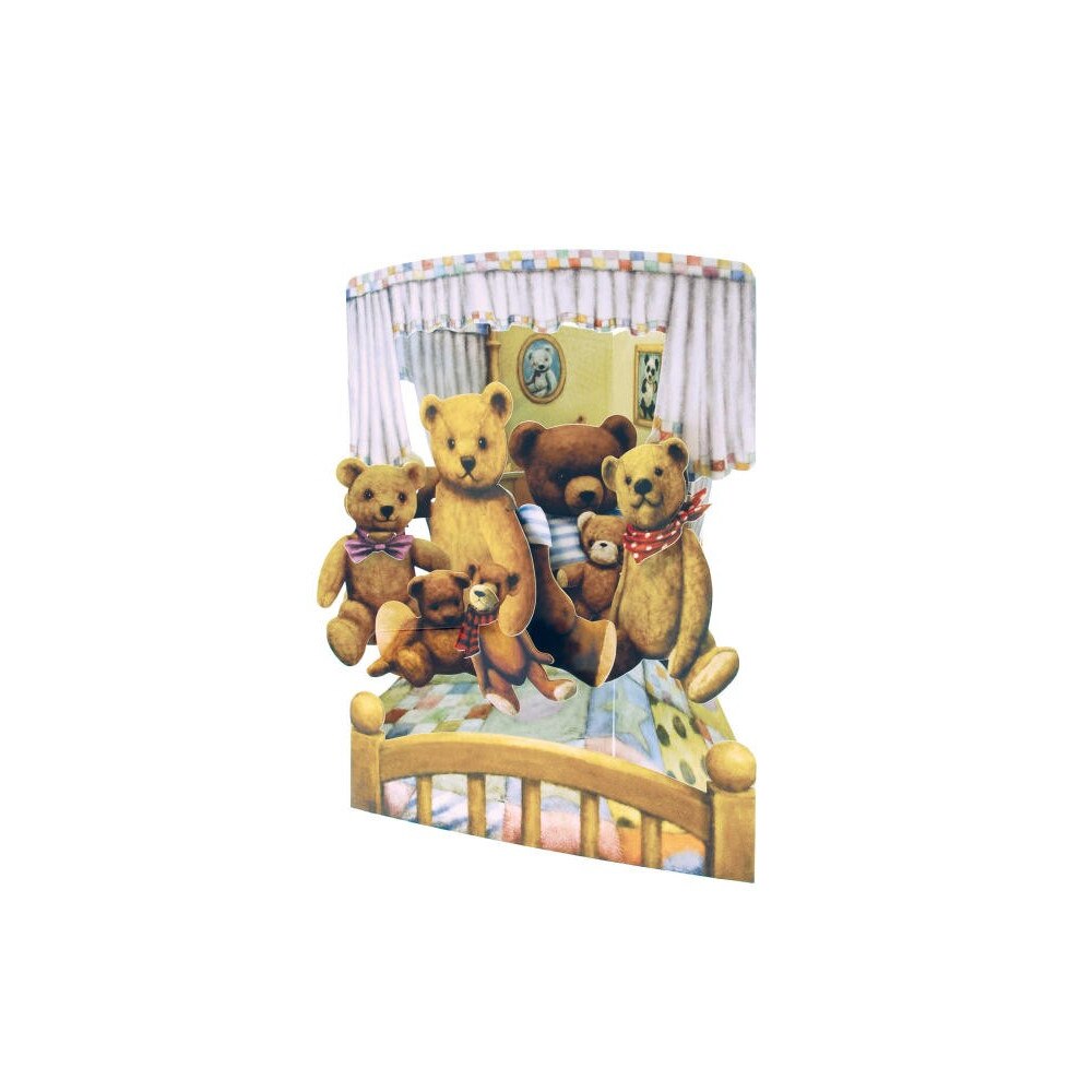Felicitare 3D Swing Cards, Teddies