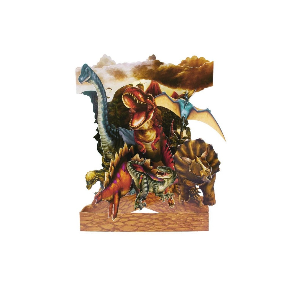 Felicitare 3D Swing Cards, Dinosaurs