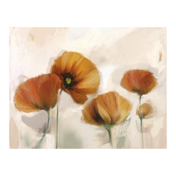 Fototapet vlies - Poppies vintage - 350 x 270 cm Fototapet vlies - Poppies vintage - 350 x 270 cm