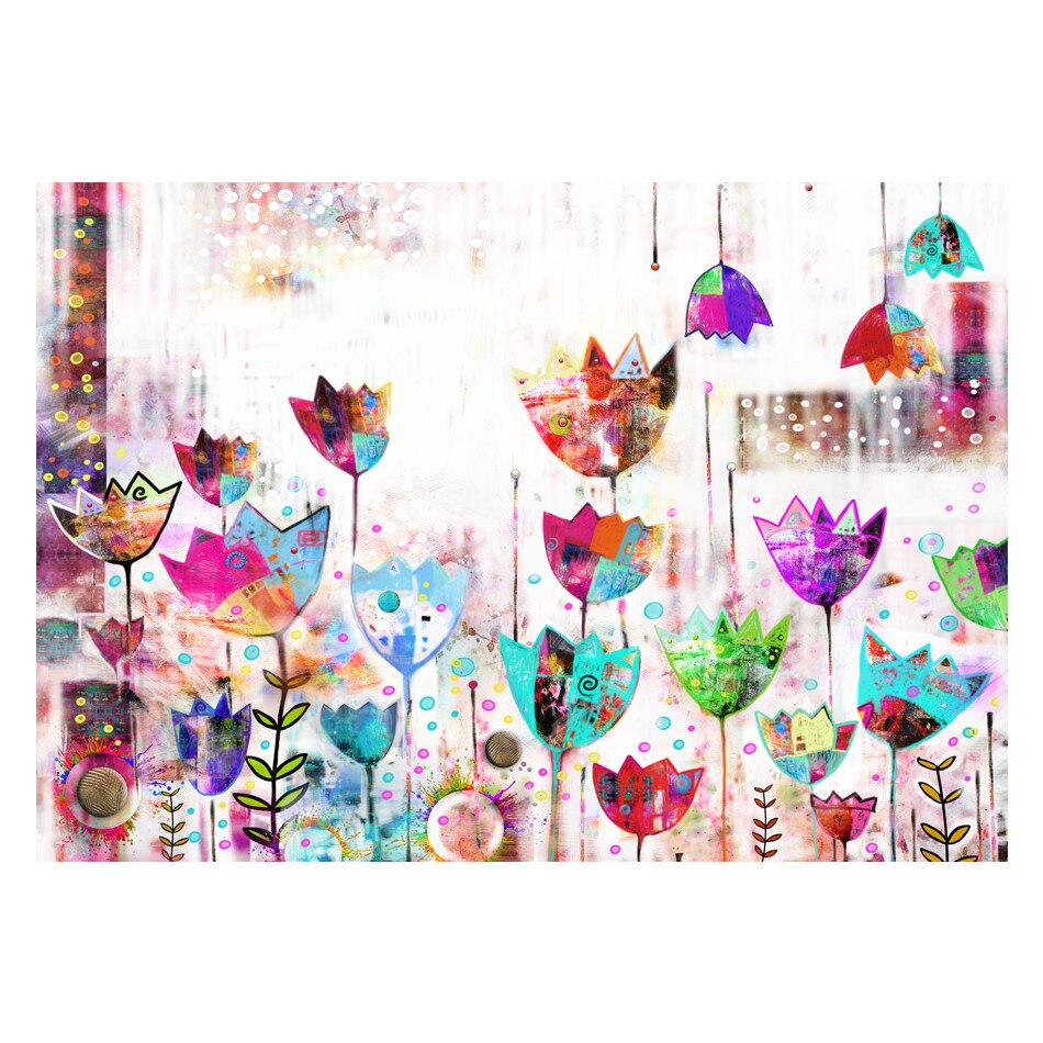 Fototapet vlies - Lalele colorate - 350 x 245 cm