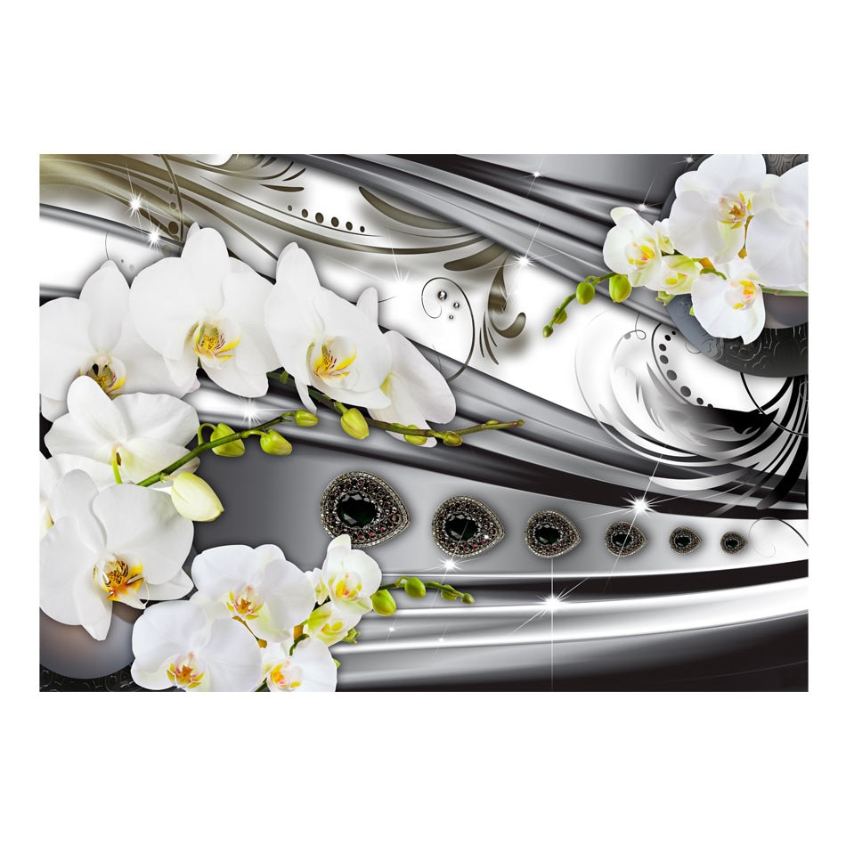 Fototapet vlies - Orhideele si bijuteriile - 400 x 280 cm
