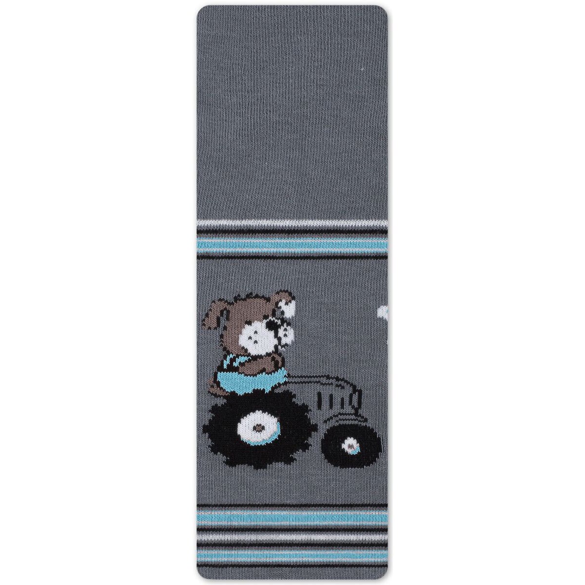 Ciorapi subtiri pentru copii din bumbac Esli Kids 425, Conte Elegant, Gri