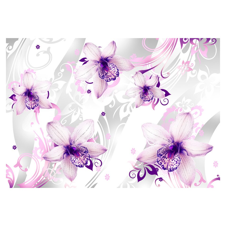 Fototapet vlies - Sunete de subtil violet - 400 x 280 cm