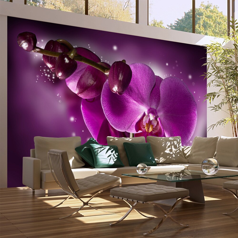 Fototapet vlies - Fairy tale and orchid - 450 x 270 cm