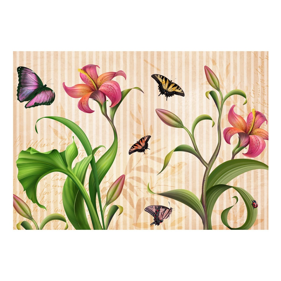Fototapet vlies - Vintage spring - 400 x 280 cm