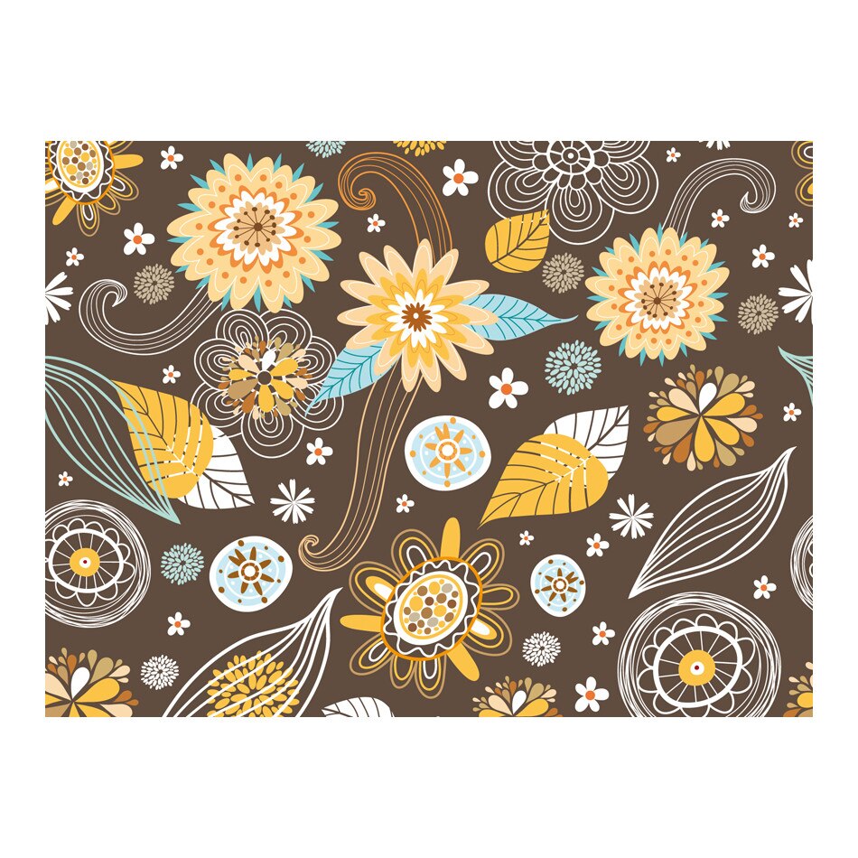 Fototapet vlies - Flori transparente - 300 x 231 cm