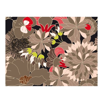 Fototapet vlies - Design floral gri - 200 x 154 cm Fototapet vlies - Design floral gri - 200 x 154 cm