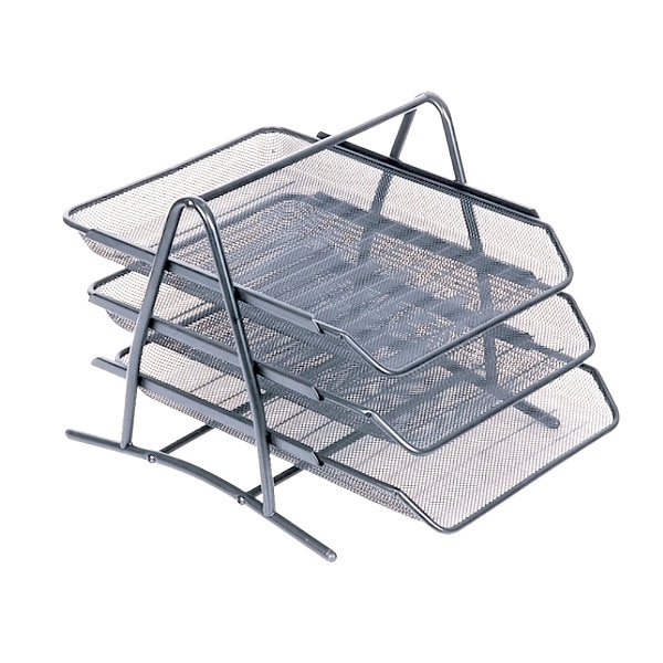 Set 3 tavite metalice, culisante, argintiu