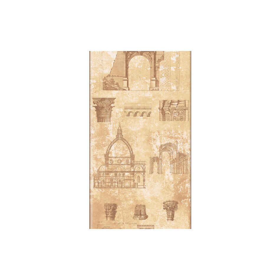 Fototapet vlies - Perla arhitecturala - 50 x 1000 cm