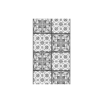 Fototapet vlies - Negru ornament - 50 x 1000 cm Fototapet vlies - Negru ornament - 50 x 1000 cm