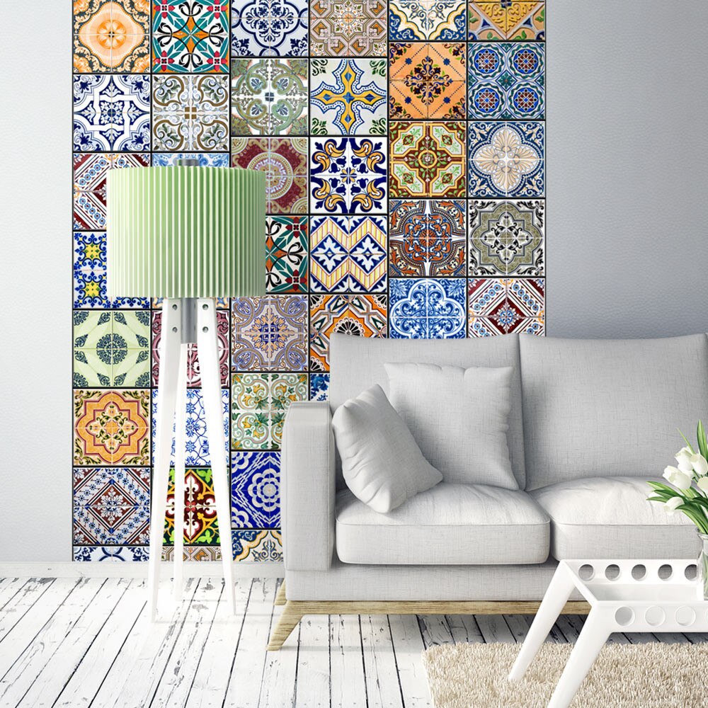 Fototapet vlies - Colorful Mosaic - 50 x 1000 cm