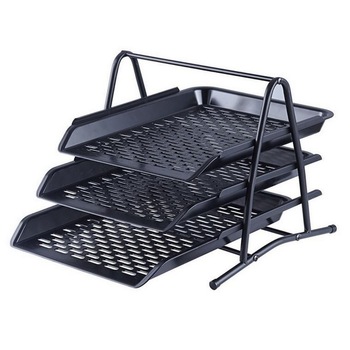 Set 3 tavite plastic, culisante, negru, suport metalic Set 3 tavite plastic, culisante, negru, suport metalic