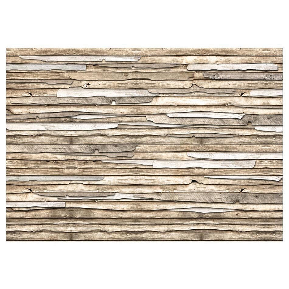 Fototapet vlies - Puzzle din lemn - 400 x 280 cm