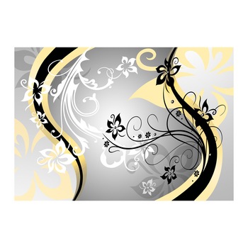 Fototapet vlies - Flori de arta galben - 400 x 280 cm Fototapet vlies - Flori de arta galben - 400 x 280 cm