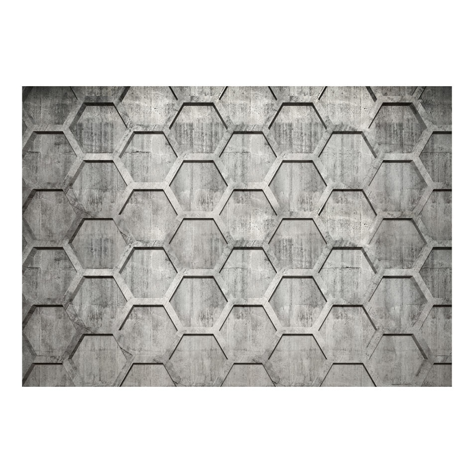 Fototapet vlies - Cuburi de platina - 100 x 70 cm