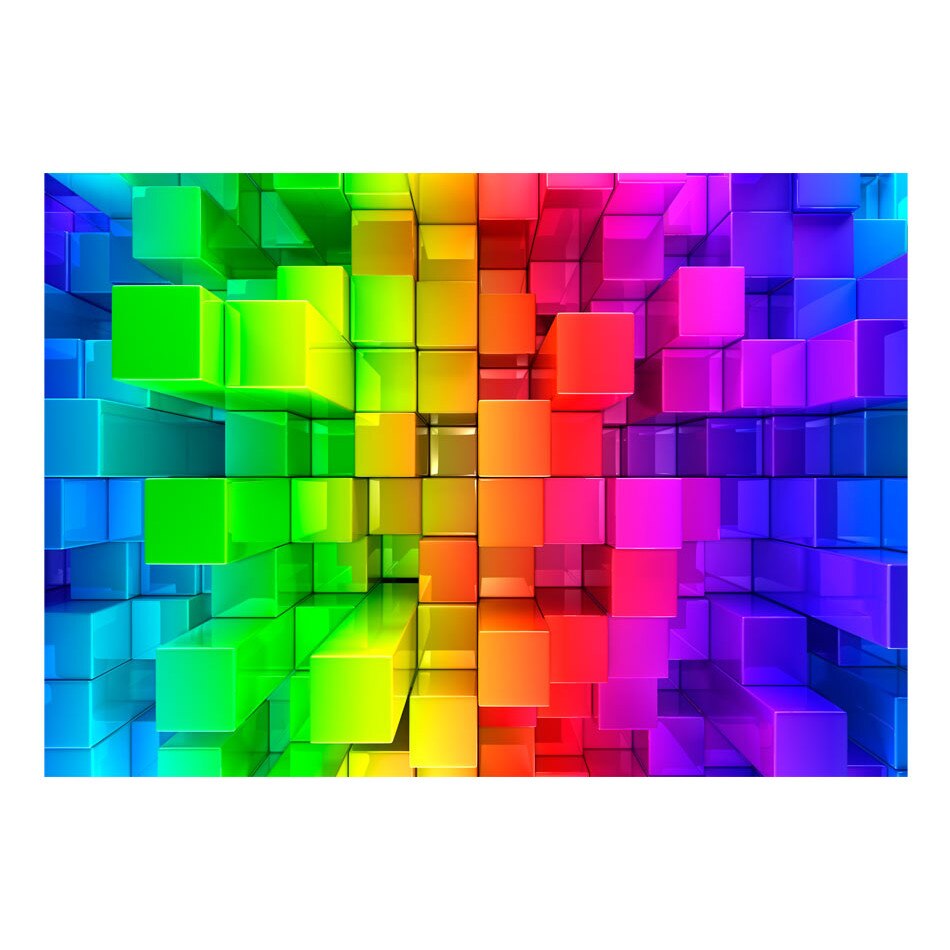 Fototapet vlies - Culoare puzzle - 400 x 280 cm