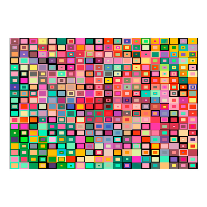 Fotótapéta Artgeist, Colourful Boxes, 400 x 280 cm