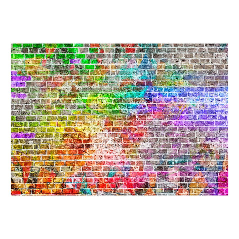 Fototapet vlies - Rainbow Wall - 350 x 245 cm