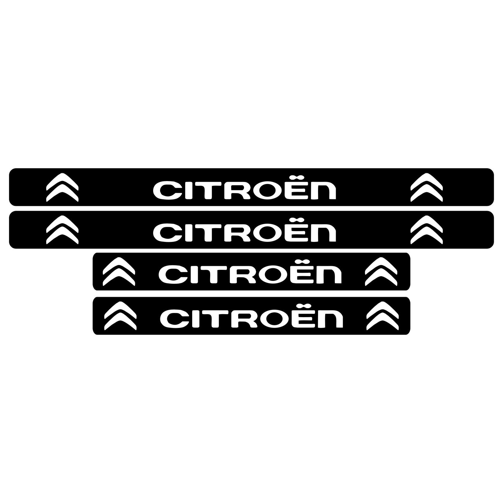Set stickere praguri Citroen, sticker decorativ